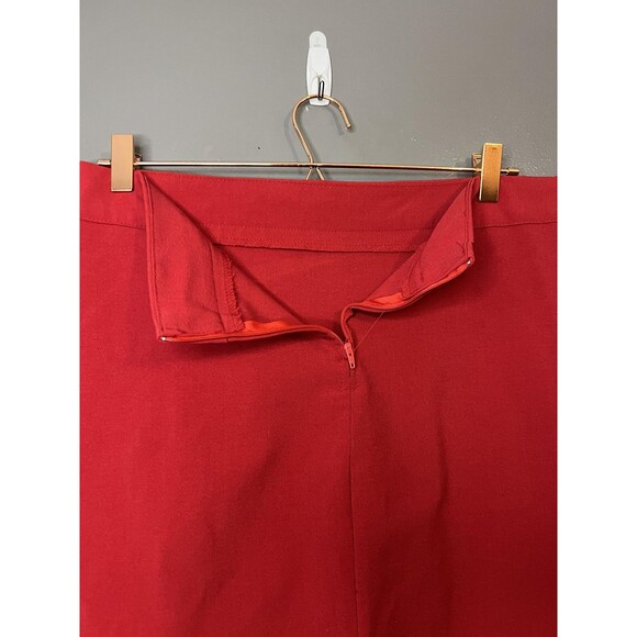Nice Wear Skirt Womens XL Red Pencil Career Office Work Made in USA Vintage 90s - Picture 3 of 5
